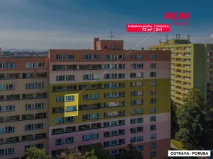 Prodej bytu 3+1, Ostrava - Poruba, Ivana Sekaniny, 73 m2