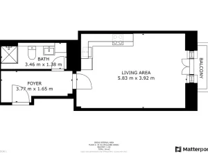 Pronájem bytu 1+kk, Praha - Bubeneč, Ovenecká, 33 m2