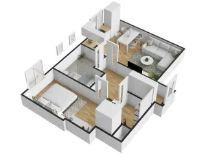 Prodej bytu 2+kk, Olomouc, Pasteurova, 53 m2