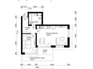 Prodej bytu 2+kk, Lanškroun, Vančurova, 58 m2