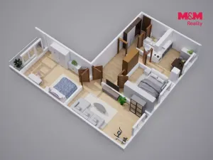 Prodej bytu 3+1, Klášterec nad Ohří, Příčná, 76 m2