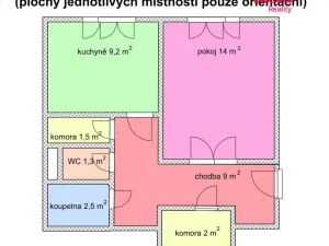 Prodej bytu 1+1, Ostrava - Poruba, Čkalovova, 39 m2