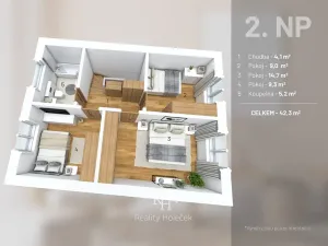 Prodej rodinného domu, Nová Ves pod Pleší, Řadová, 137 m2