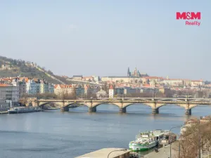 Pronájem bytu 3+1, Praha - Nové Město, Rašínovo nábřeží, 101 m2