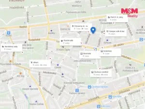 Pronájem bytu 2+kk, Praha - Vršovice, Bulharská, 48 m2