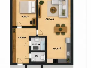 Prodej bytu 2+kk, Havířov - Podlesí, 17. listopadu, 40 m2