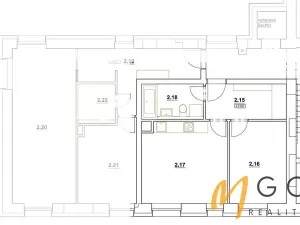 Pronájem bytu 2+kk, Ústí nad Orlicí, Vrbenského, 48 m2