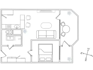 Prodej bytu 2+kk, Praha - Smíchov, Štefánikova, 49 m2