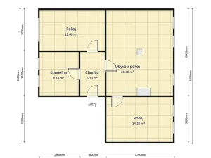 Pronájem bytu 3+kk, Olomouc, Přichystalova, 67 m2