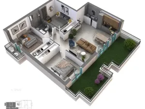 Prodej bytu 3+kk, Dobrota, Černá Hora, 104 m2