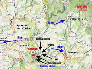 Prodej zahrady, Záchlumí - Litice nad Orlicí, 638 m2