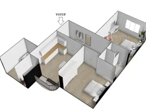 Prodej bytu 2+1, Brno - Veveří, Gorkého, 77 m2