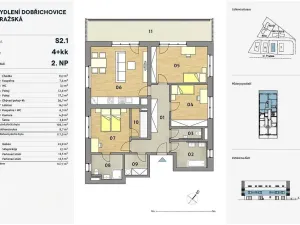 Prodej bytu 4+kk, Dobřichovice, Souběžná, 117 m2