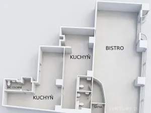 Pronájem restaurace, Ostrava, Nádražní, 126 m2