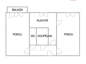 Prodej bytu 2+1, Opava - Předměstí, náměstí Republiky, 50 m2