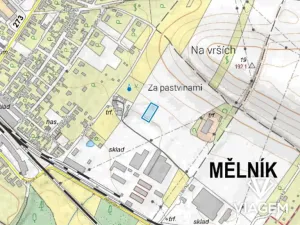 Prodej podílu komerčního pozemku, Mělník, 511 m2