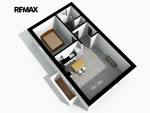Pronájem bytu 2+kk, Vochov, 51 m2