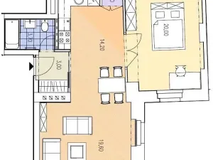 Pronájem bytu 2+kk, Praha - Vyšehrad, Vratislavova, 62 m2