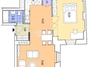 Pronájem bytu 2+kk, Praha - Vyšehrad, Vratislavova, 62 m2