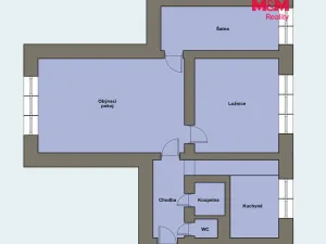 Prodej bytu 3+1, Klášterec nad Ohří - Miřetice u Klášterce nad Ohří, Václava Řezáče, 64 m2