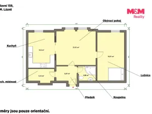 Pronájem bytu 2+1, Mariánské Lázně, Hlavní třída, 64 m2