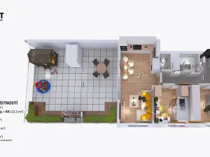 Prodej bytu 3+kk, Brno, Lišejníková, 129 m2