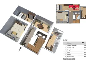 Prodej rodinného domu, Smidary, Náměstí Prof. Babáka, 137 m2
