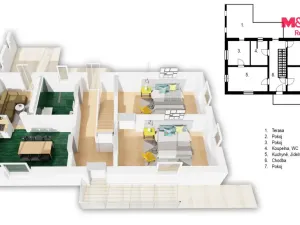 Prodej rodinného domu, Bušín, 73 m2