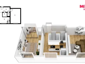 Prodej bytu 2+1, Karviná - Ráj, Horova, 52 m2