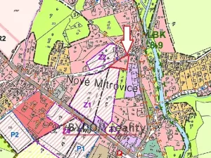 Prodej pozemku pro bydlení, Nové Mitrovice, 1216 m2