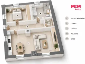 Prodej rodinného domu, Klobuky - Kobylníky, 204 m2