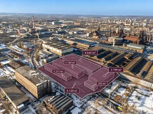 Pronájem výrobních prostor, Ostrava, 9648 m2