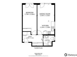 Pronájem bytu 2+kk, Praha - Řeporyje, Haenkeho, 47 m2
