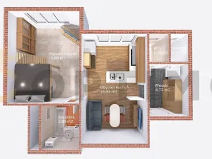 Prodej bytu 1+1, Praha - Libeň, Zenklova, 44 m2