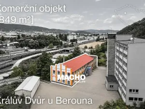 Pronájem kanceláře, Králův Dvůr, Tovární, 370 m2