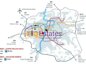 Pronájem bytu 2+kk, Praha - Smíchov, Nádražní, 56 m2