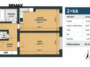 Prodej bytu 2+kk, Žďár nad Sázavou, U Klafárku, 47 m2