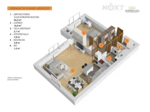Pronájem bytu 2+kk, Praha, Nad statkem, 72 m2