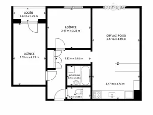 Prodej bytu 3+kk, Praha - Modřany, Hasova, 65 m2