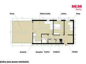 Prodej bytu 3+kk, Praha - Hlubočepy, Miloše Havla, 104 m2