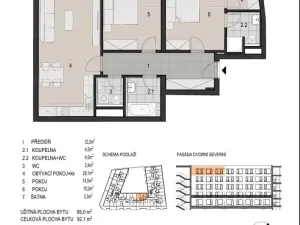Prodej bytu 3+kk, Plzeň - Východní Předměstí, Šumavská, 92 m2
