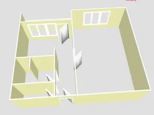 Pronájem bytu 1+1, Trutnov - Střední Předměstí, Slévárenská, 41 m2