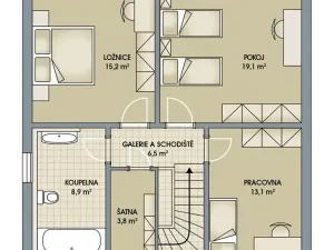 Prodej rodinného domu, Poděbrady, 138 m2