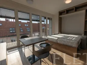 Pronájem bytu 1+kk, Praha - Holešovice, V háji, 34 m2