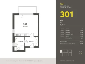 Prodej bytu 1+kk, Brno, Jundrovská, 36 m2