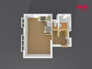 Prodej bytu 1+kk, Praha - Motol, Hennerova, 30 m2