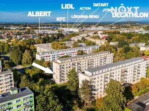 Prodej bytu 2+kk, Pardubice, Stavbařů, 53 m2