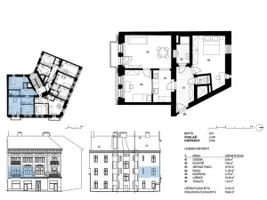 Prodej bytu 3+kk, Praha - Vršovice, Moskevská, 72 m2
