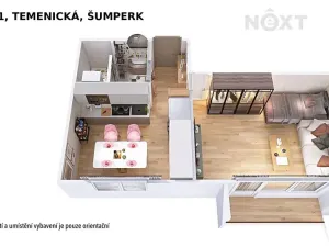 Prodej bytu 1+1, Šumperk, Temenická, 36 m2