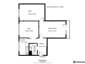 Pronájem bytu 3+1, Teplice - Řetenice, Duchcovská, 72 m2